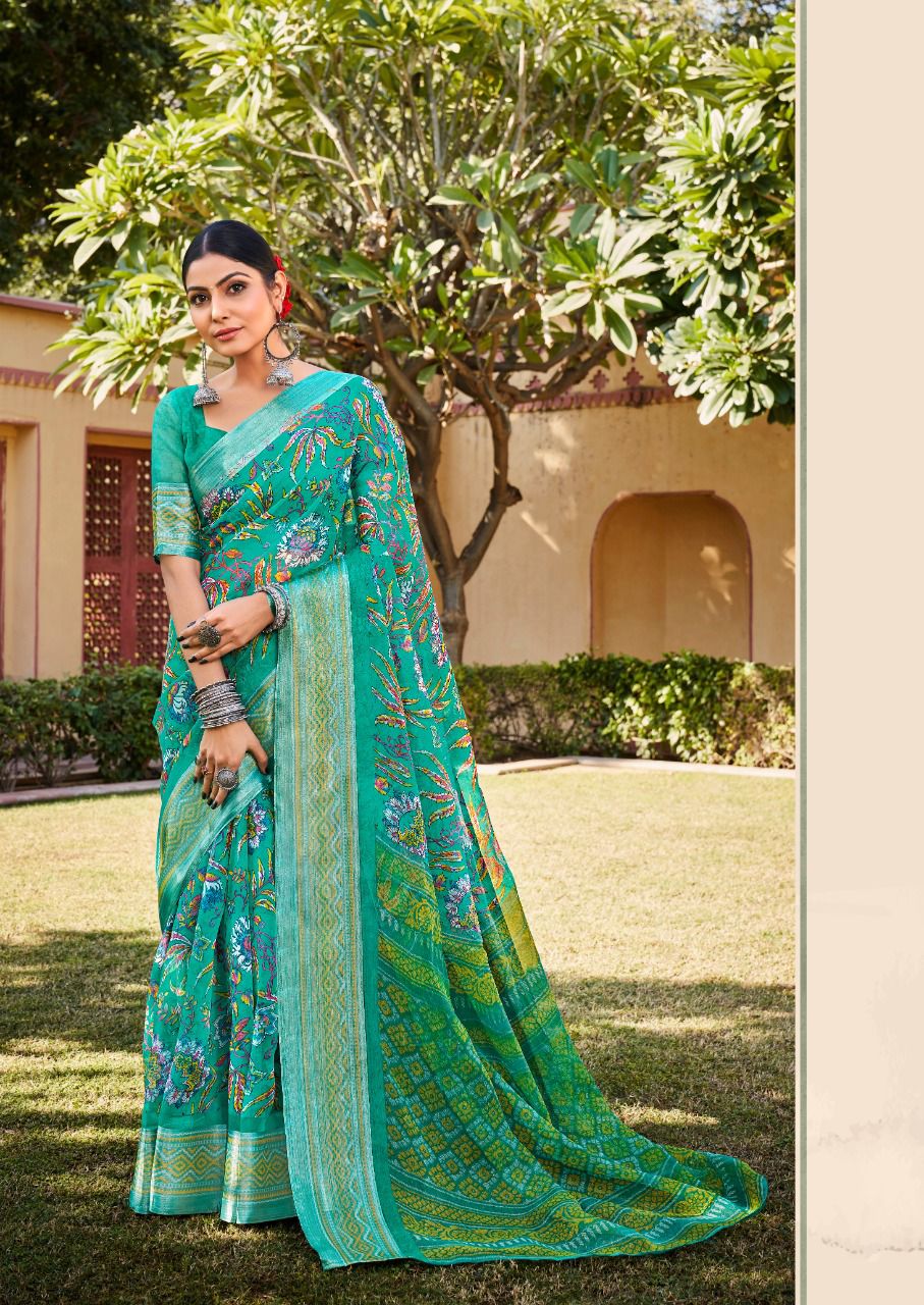 Shreyans Organza Silk 16 Ethnic Wear Wholesale Organza Silk Sarees
